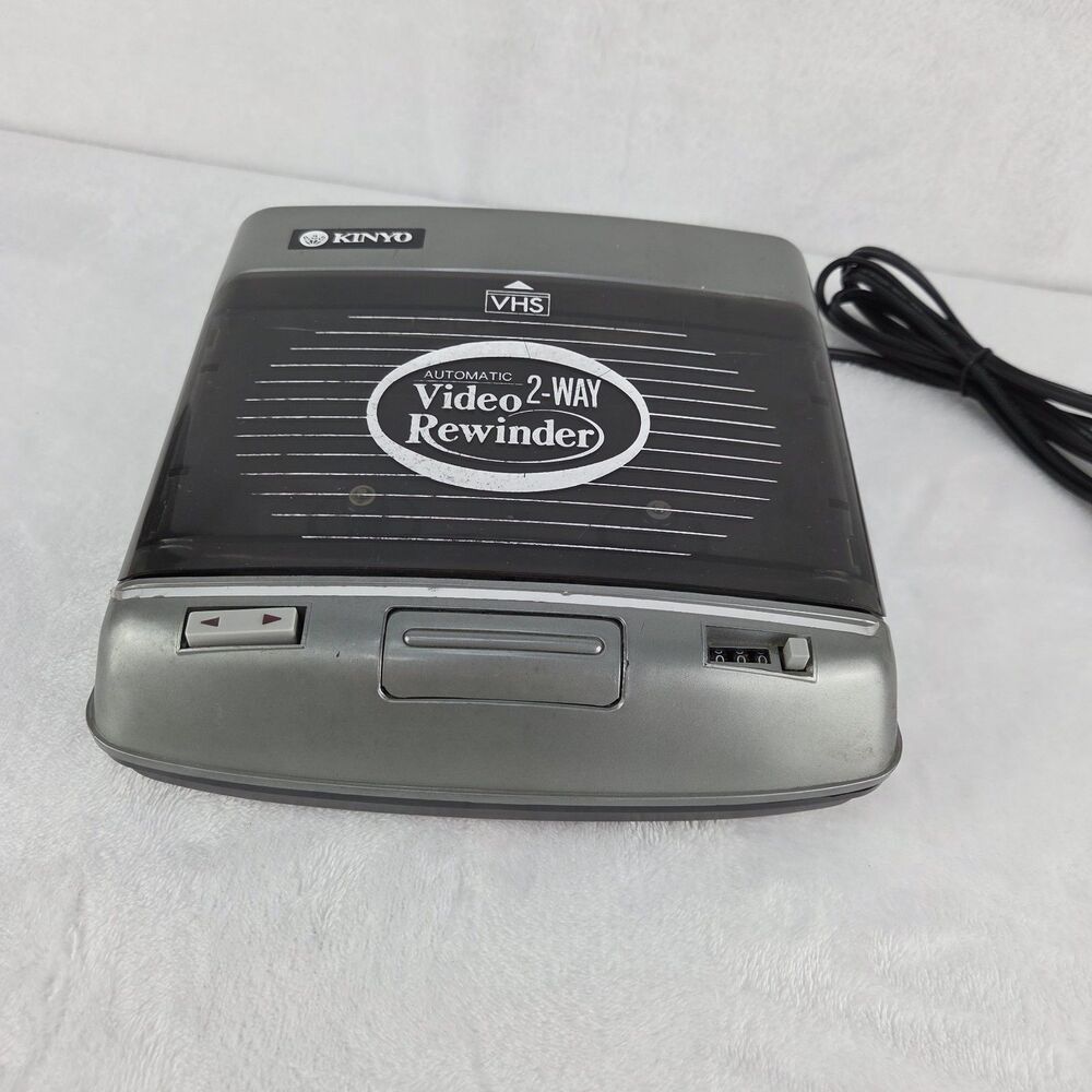 Vintage Kinyo VHS 2-Way Automatic Video Cassette Rewinder Tested Working Retro